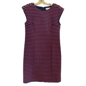 Michael Kors sleeveless knit dress, EUC, Sz M, body con fit, shoulder detail